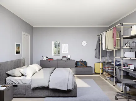 Modular bedroom with double bed Swell by Nidi