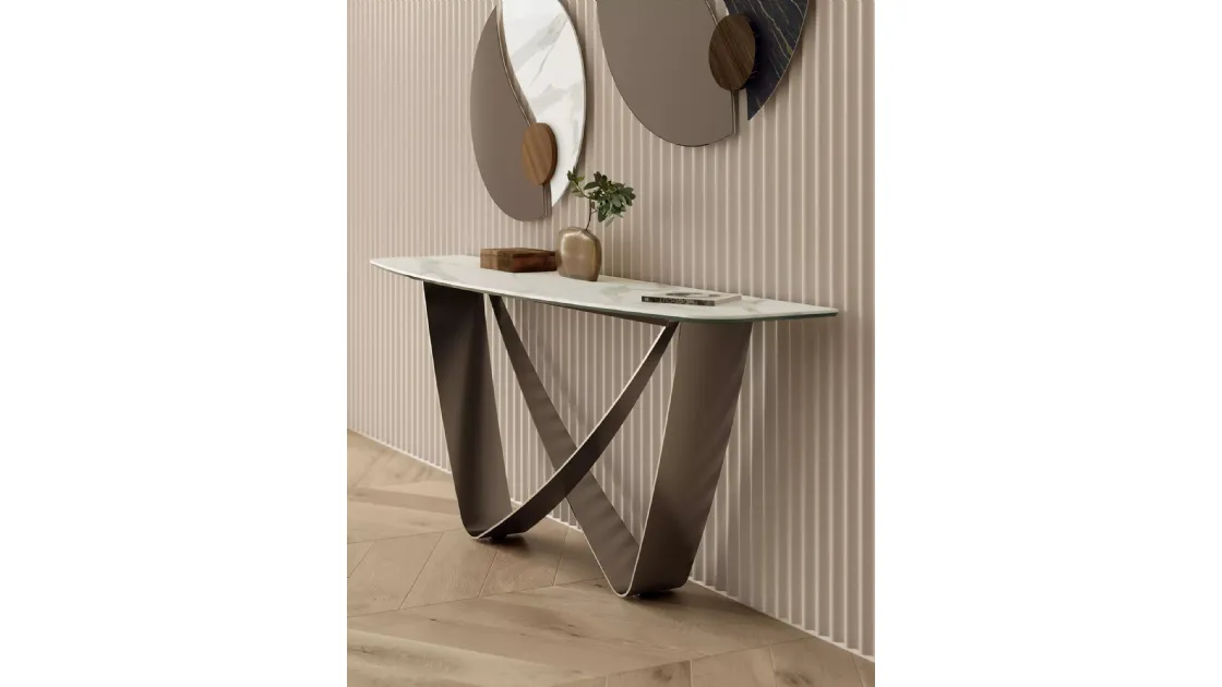 Mobile entrance Bach Console in Bontempi SuperMarble
