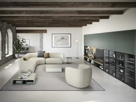 Wall Unit Shelves and Wall Units 02 by Novamobili