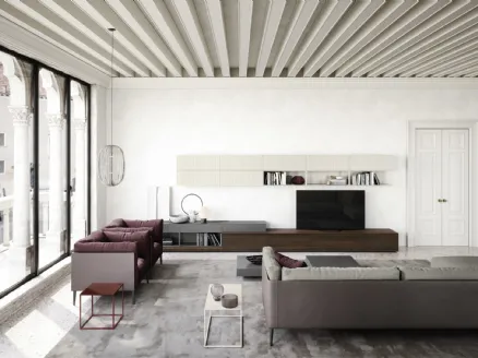 Outline wall unit by Novamobili.