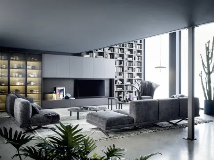 TV Wall Panel Furniture 01 by Novamobili