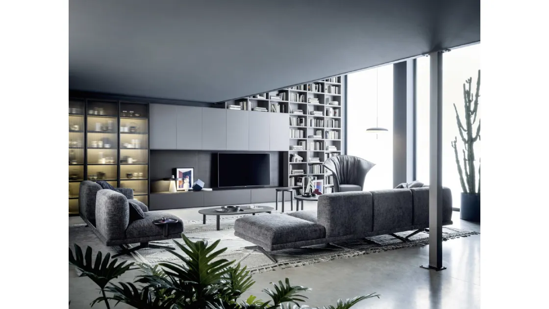 TV Wall Panel Furniture 01 by Novamobili