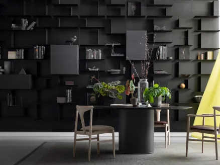 Kristalia's modular Avenue bookcase.