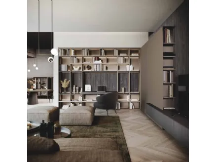 House of Vocals Bookstore by Guzzini & Fontana