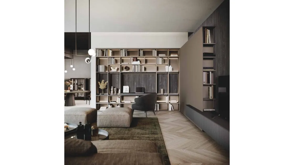 House of Vocals Bookstore by Guzzini & Fontana