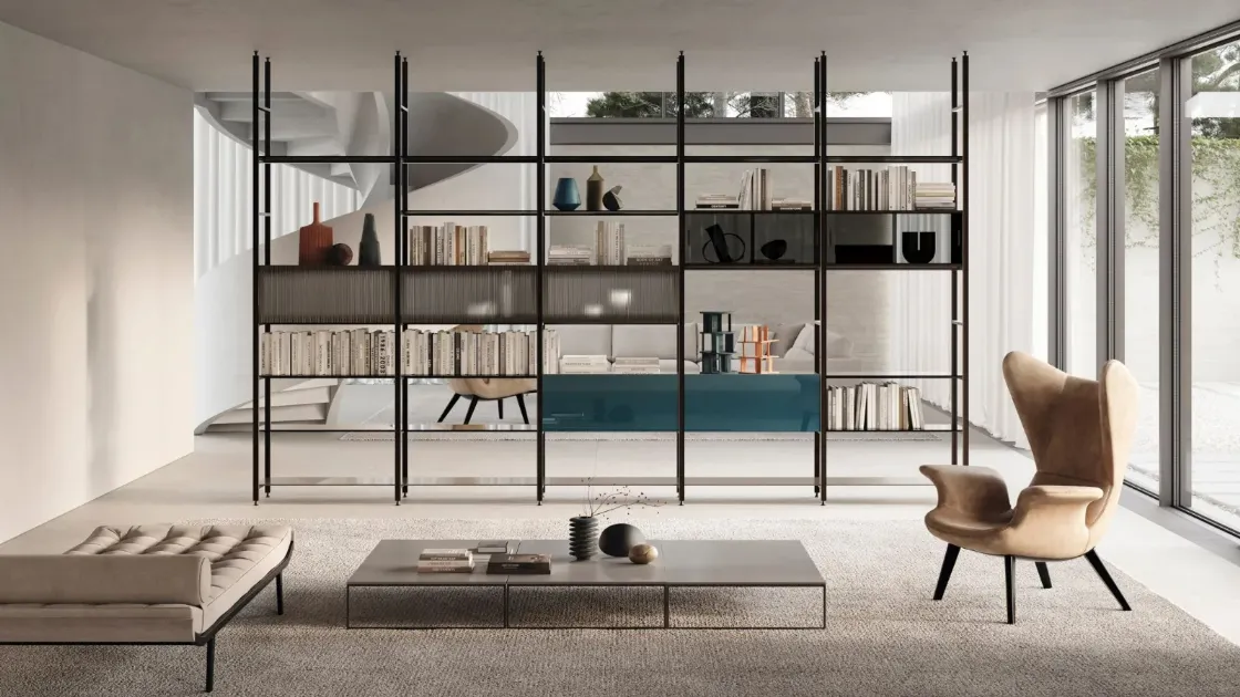 Ceiling partition library Mida by Doal