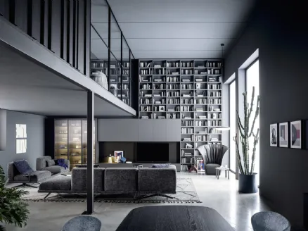 Wall 30 bookcase by Novamobili