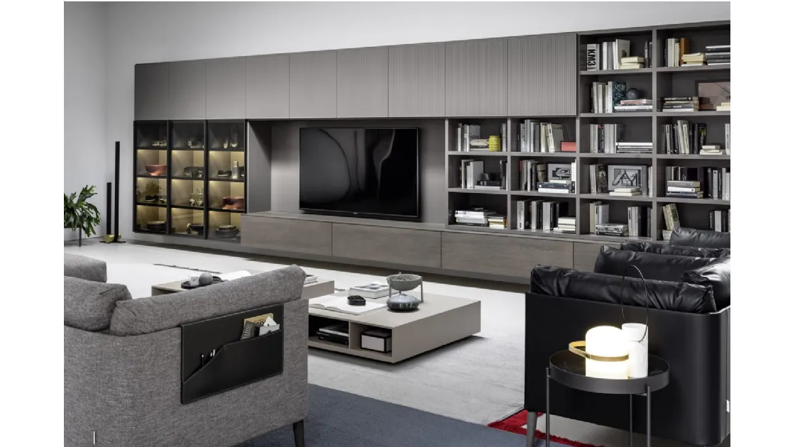 Wall 30 bookcase by Novamobili