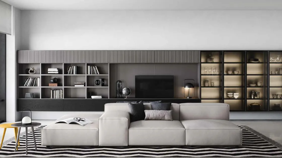 Wall 30 bookcase by Novamobili.