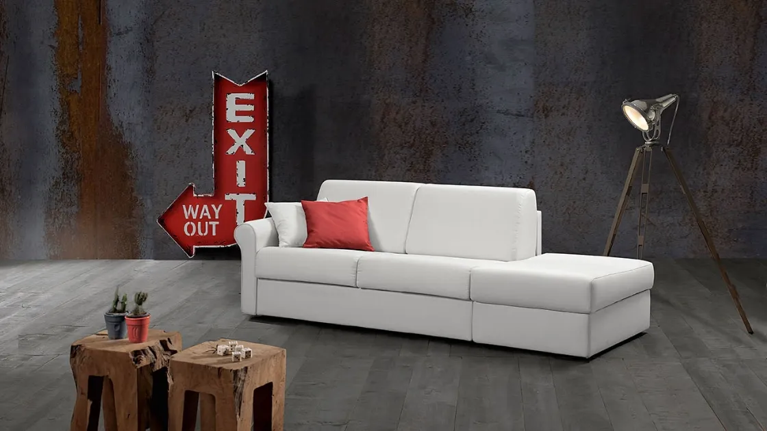 Linear sofa bed Akka by Excò