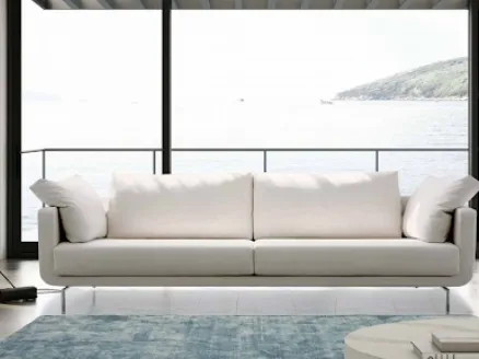 Alex modern linear sofa by Biba salotti