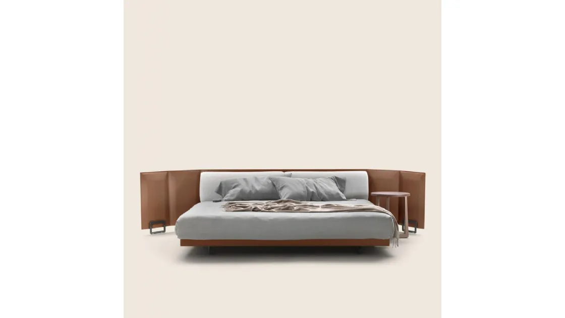 Eden leather sleeper sofa by Flexform.