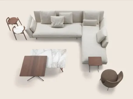 Flexform's Evergreen corner sofa