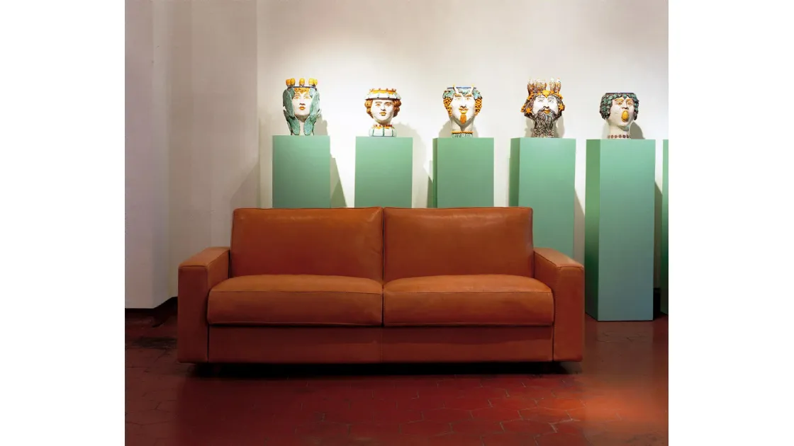 Campeggi's Go leather sofa bed.