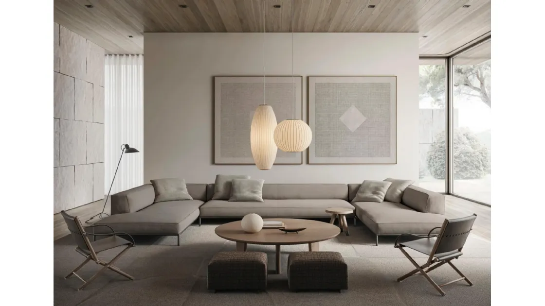 Perry Up corner sofa by Flexform
