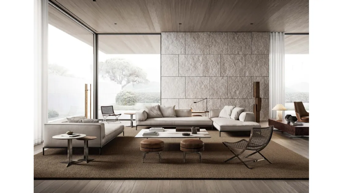 Perry Up corner sofa by Flexform.