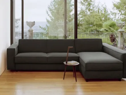 Pit sofa bed with peninsula by Campeggi
