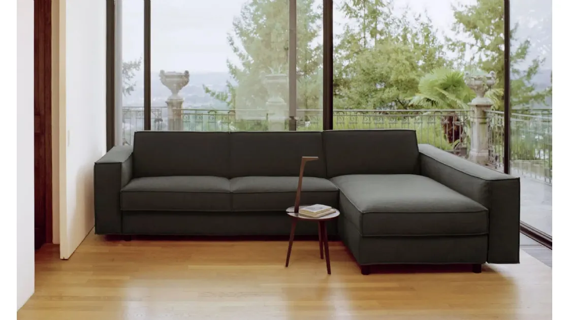 Pit sofa bed with peninsula by Campeggi