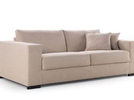 Simple and modern beige sofa bed Dieci by Biba living rooms