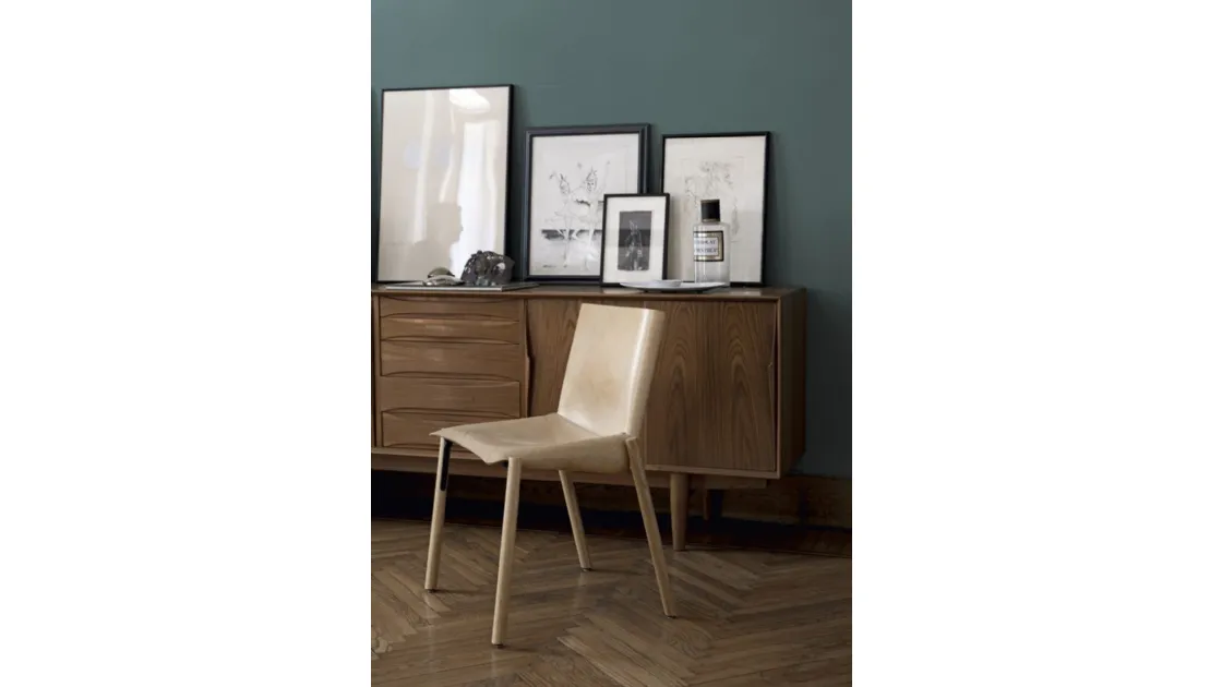 Leather chair 1085 Edition by Kristalia