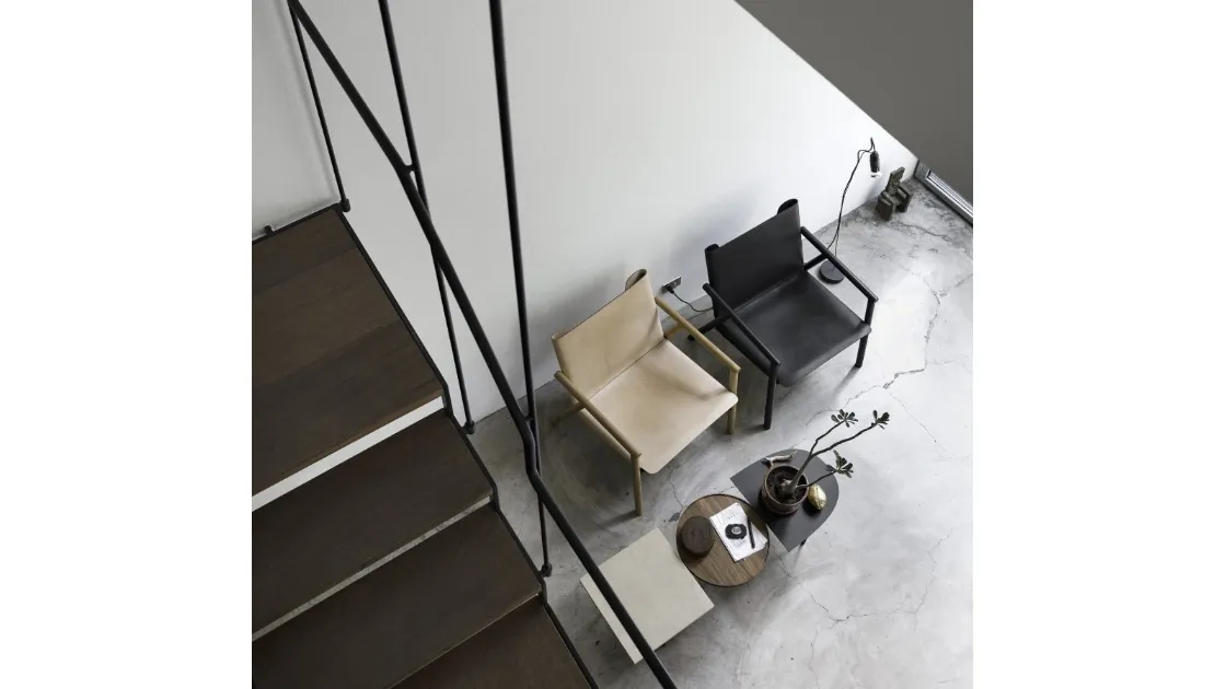 Leather chair 1085 Edition by Kristalia