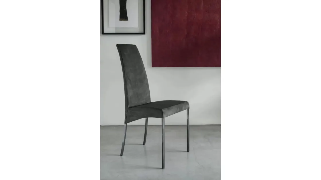 Aida chair in nubuck eco-leather by Bont