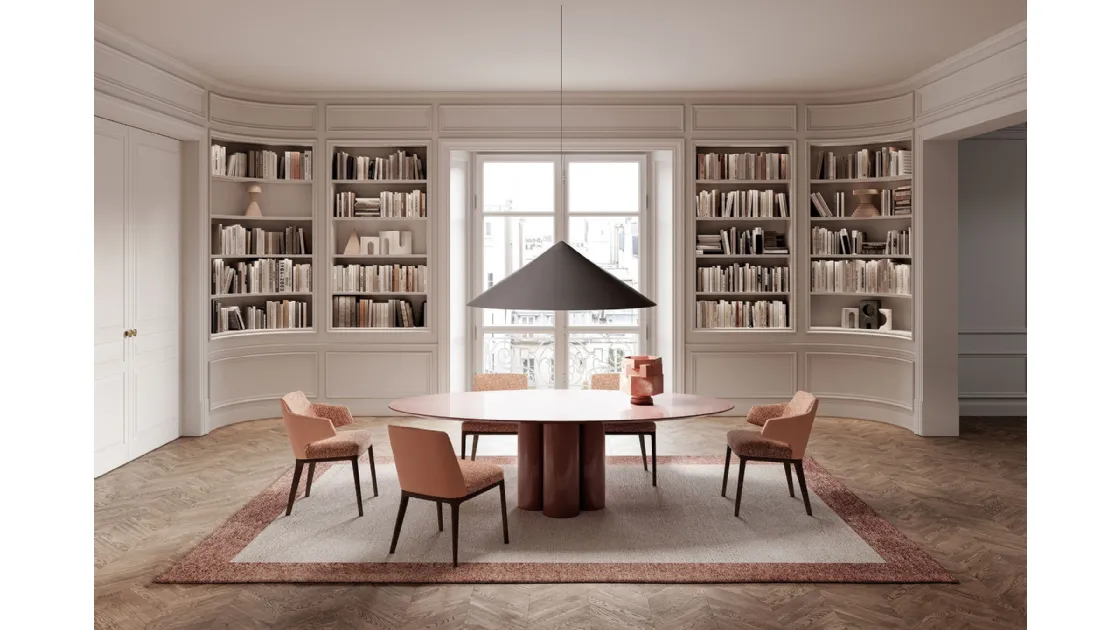 Chair with or without arms Amanda by Frigerio