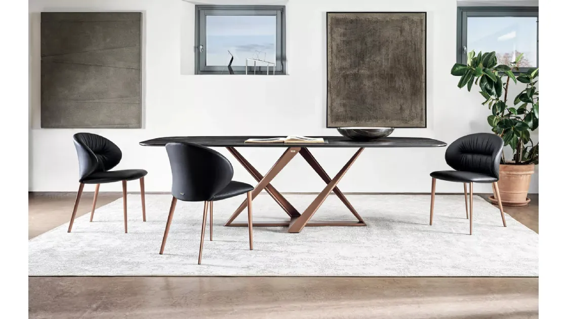 Drop chair by Bontempi