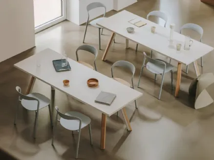 Stackable polypropylene chair Hawi by LaPalma.