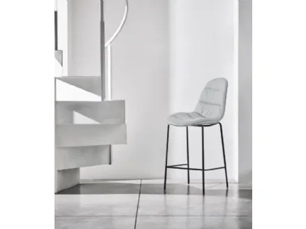 Mood Coated Stool by Bontempi