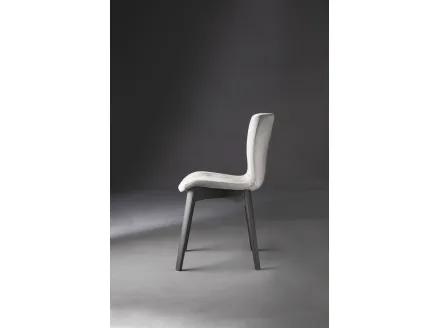Rap W chair in padded fabric by Colico.