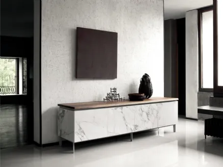Cosmopolitan sideboard in SuperMarble by Bontempi