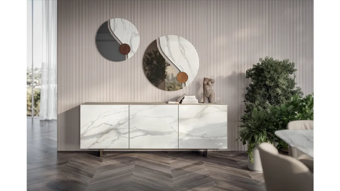Olympia sideboard in SuperMarble by Bontem