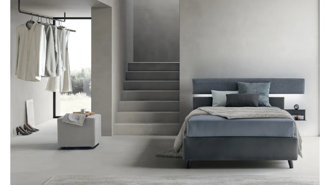 Bed with storage box Denver by V&Nice