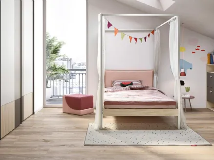 Canopy single bed Kap by Nidi