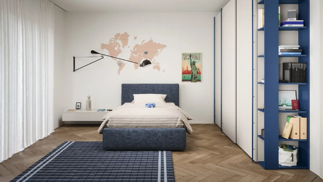 Single bed Swell with Nidi container.