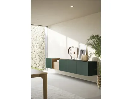 Suspended mobile Box 18 Green by Novamobili