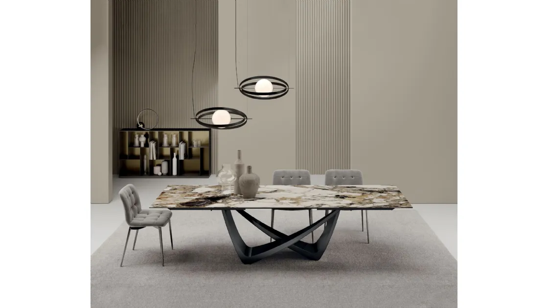 Extendable Bach table by Bontempi