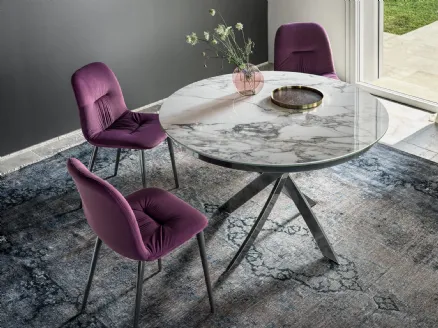 Baron round table in Bontempi SuperMarble.