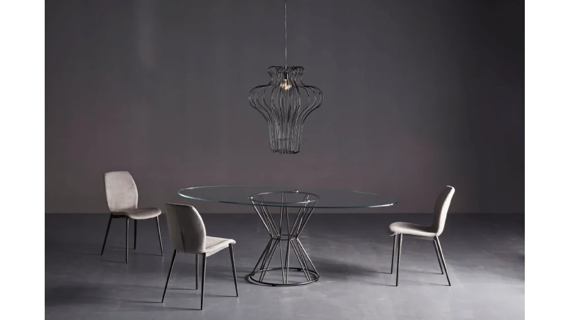 Circus table with glass top by Colico.