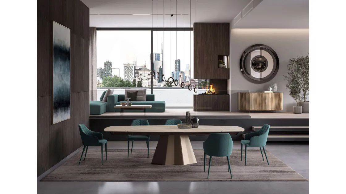 Extendable table Cupido by Ozzio.