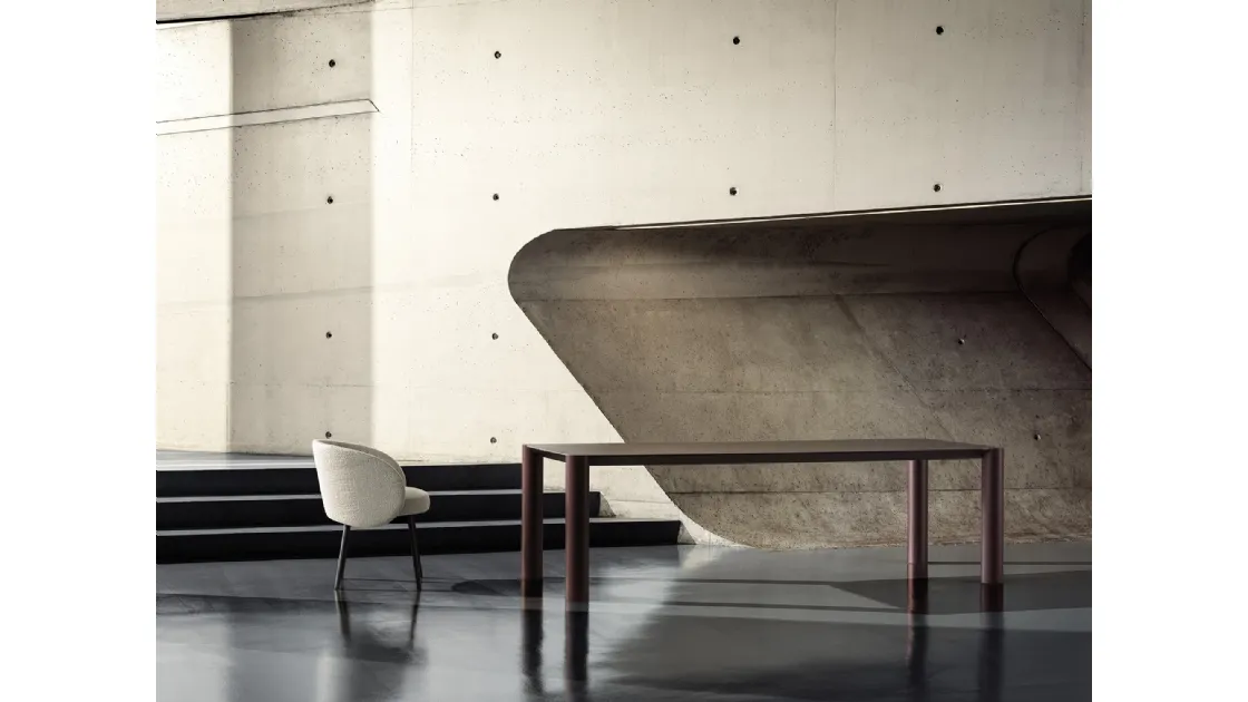 Cyclop lacquered wooden table by Frigerio.