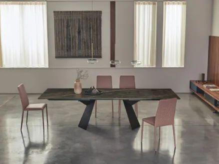 Extensible table Fiandre by Bontempi