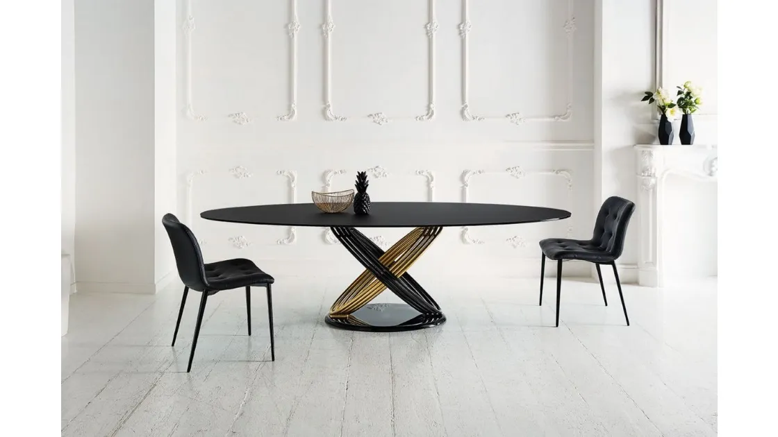 Bontempi's Fusion Glass Table.
