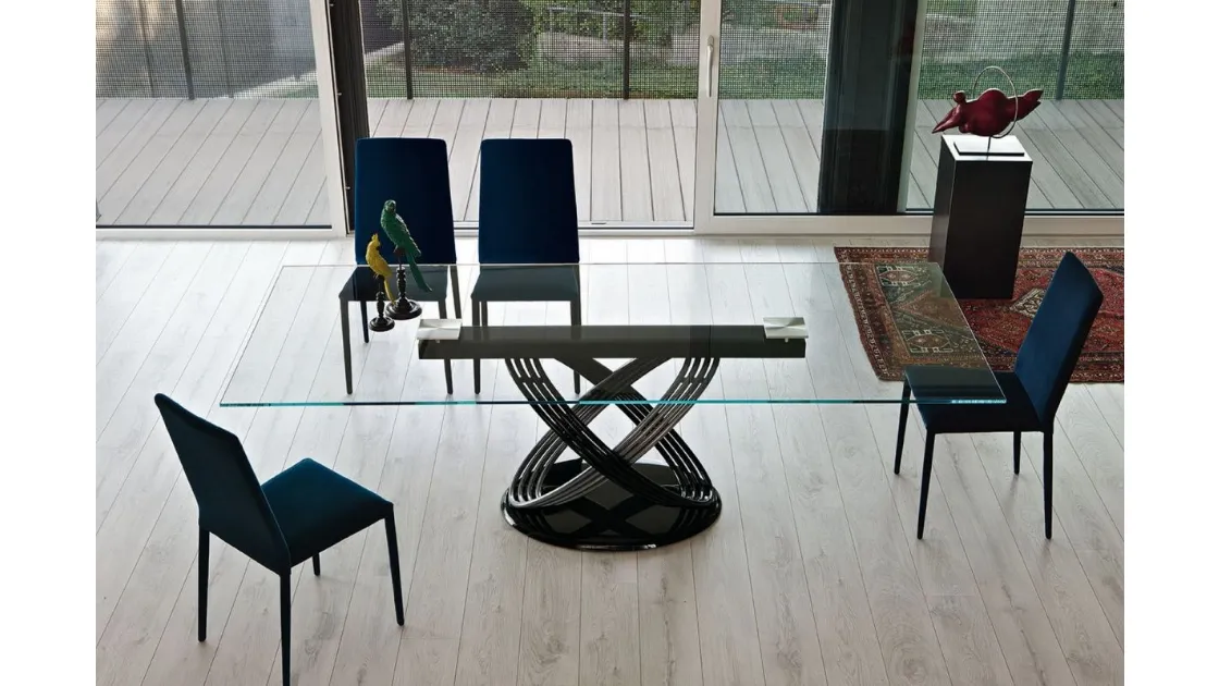 Bontempi Glass Fusion Table
