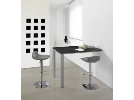 High-up extendable peninsula table by Sedie Brianza