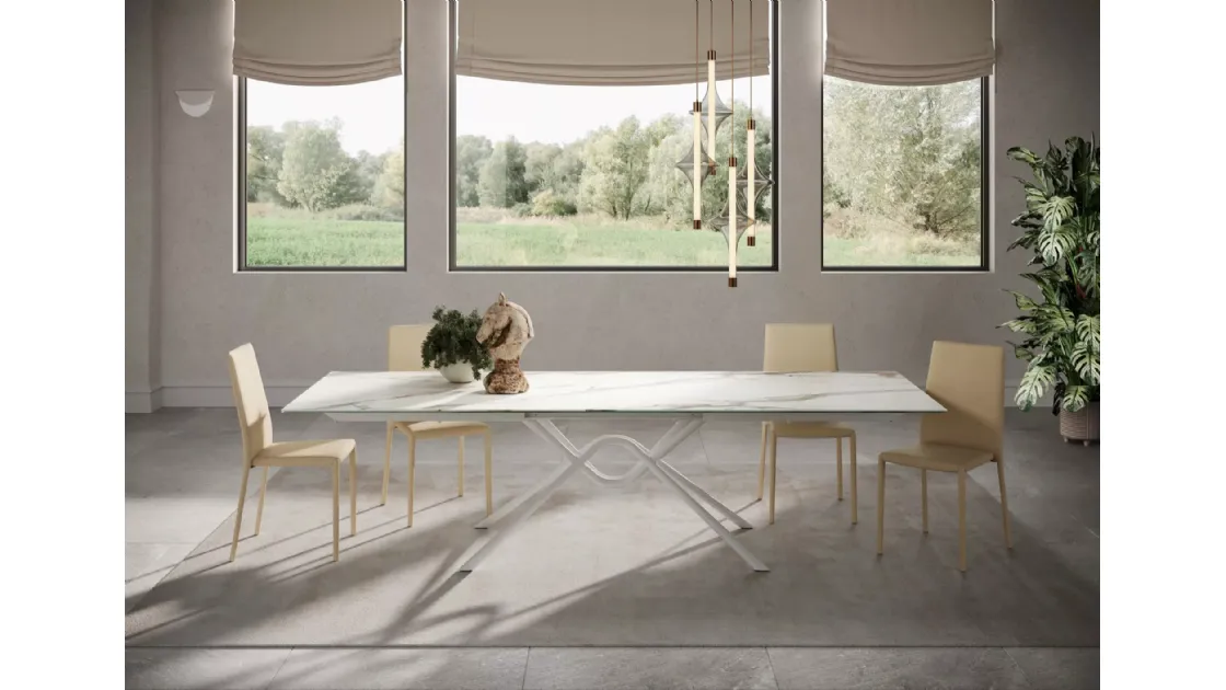 Hunter Table in SuperMarble by Bontempi