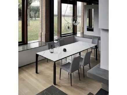 Mirage table in SuperMarble by Bontempi.
