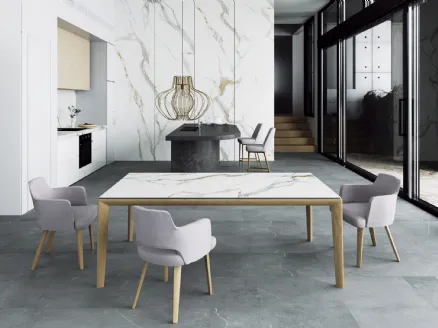 Omega extendable table by Colico