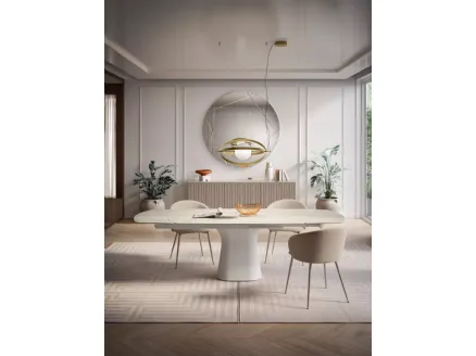 Podium extendable table by Bontempi.